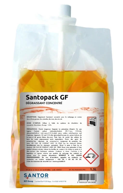 Dégraissant ultra concentré 1,5 L Santopack Santor Meilleure Vente