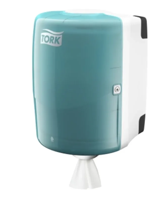 Promotion Distributeur de bobine d'essuyage blanc 33x30x45 cm W2 Tork