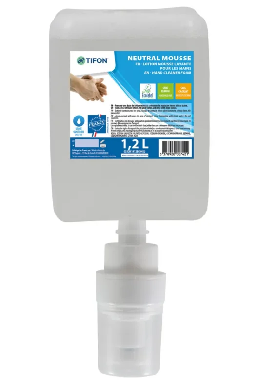 Carton de 6 cartouches de savon mousse 1,2 L Renovelar Acheter Direct