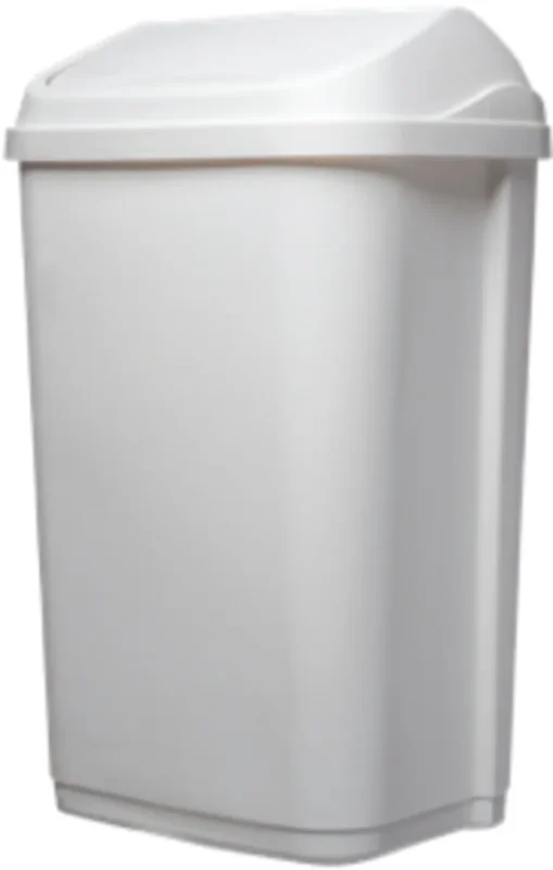 Poubelle plastique 10 L blanc Probbax Prix Promo