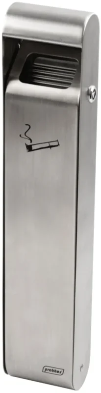 Cendrier mural inox 6,4 cm x 50 cm Slim Probbax Meilleur Prix
