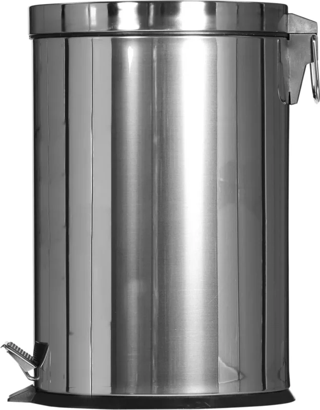 Achat Immédiat Collecteur à pédale inox 12 L argent Probbax