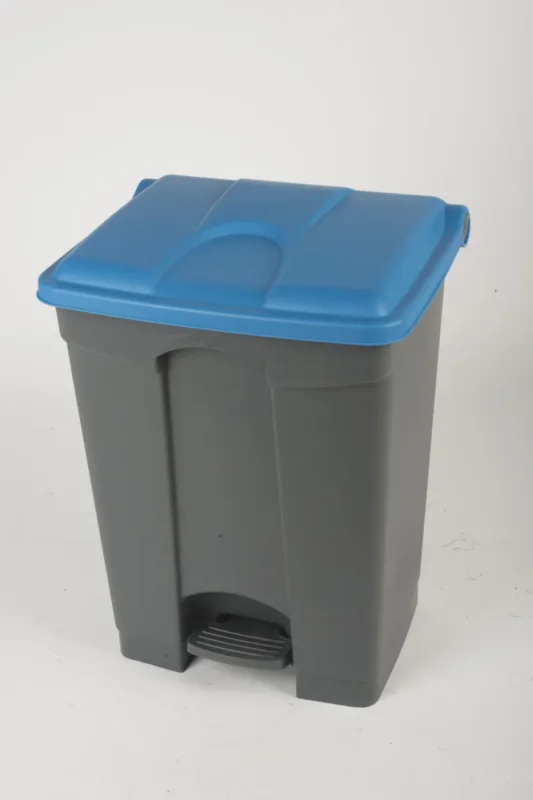 Collecteur à pédale plastique 70 L gris Probbax Dernier Modèle