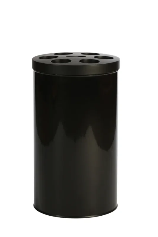 Collecteur à gobelets acier 40 L noir Probbax Dernière Chance