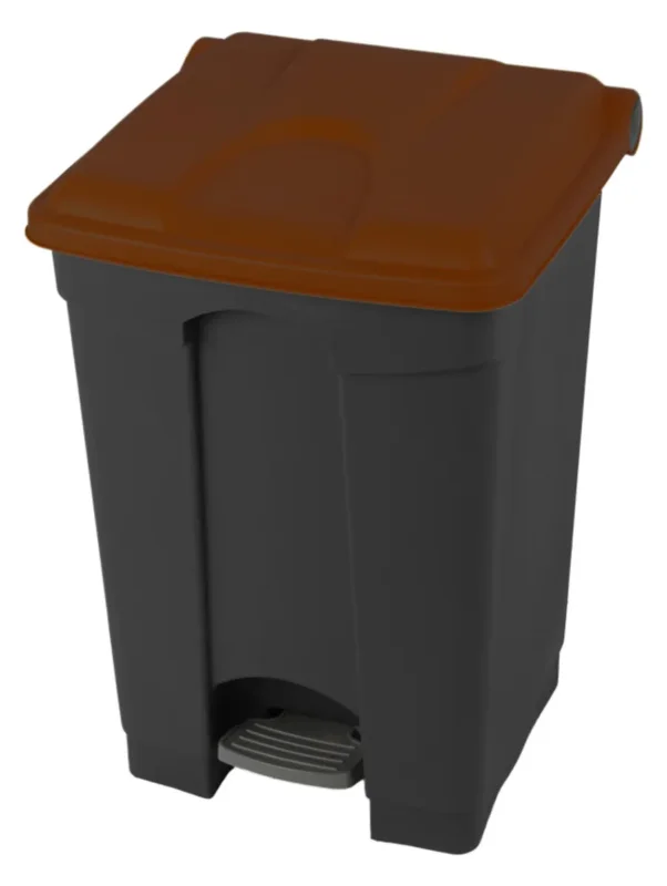 Collecteur à pédale plastique 45 L gris anthracite Probbax Retour Gratuit