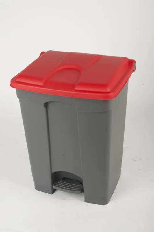 Achat Immédiat Collecteur à pédale plastique 70 L gris Probbax