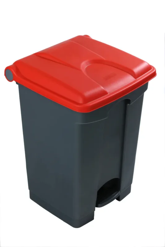 Petit Prix Collecteur à pédale plastique 45 L gris Probbax