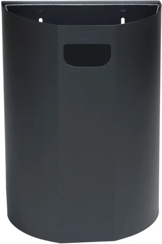 Petit Prix Collecteur mural demi-lune acier 40 L gris anthracite Probbax