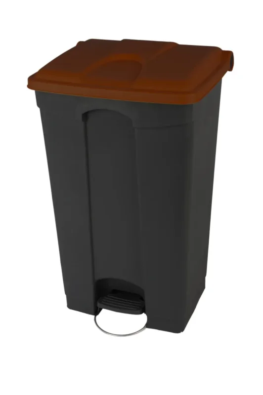 Collecteur à pédale plastique 30 L gris anthracite Probbax Certifié