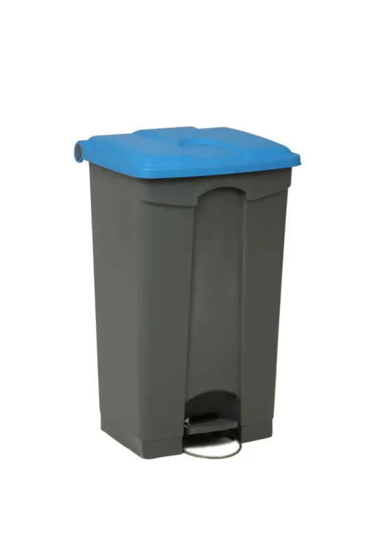 Collecteur à pédale plastique 90 L gris Probbax Offre Spéciale