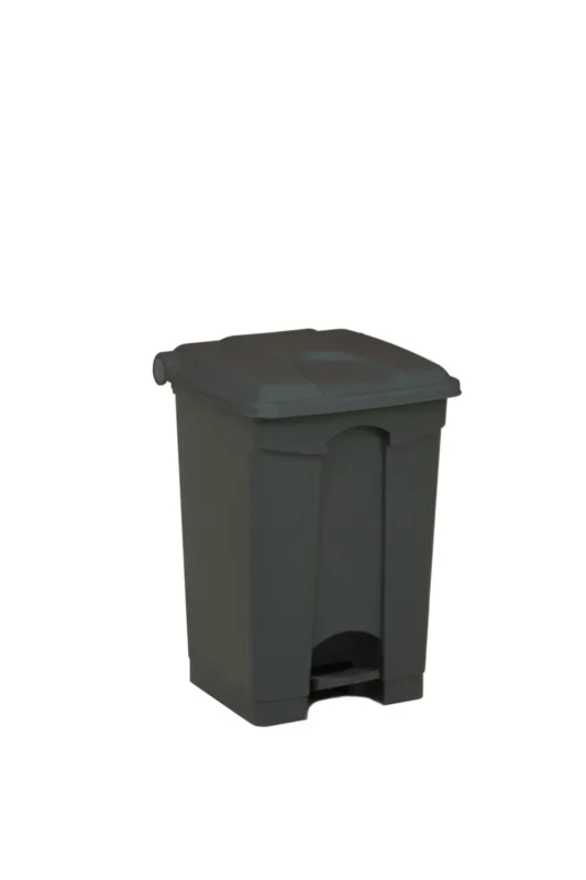 Collecteur à pédale plastique 70 L gris Probbax Soldes