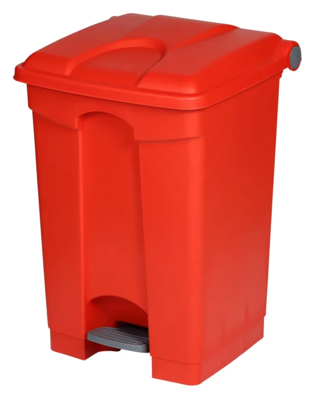 Prix Cassé Collecteur à pédale plastique 45 L rouge Probbax