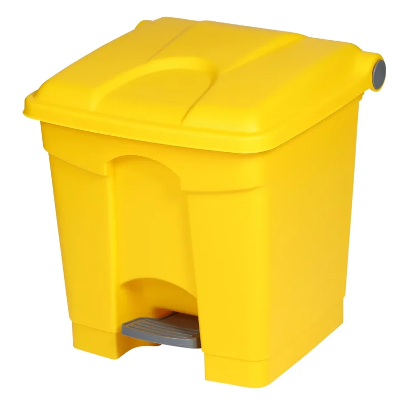 Collecteur à pédale plastique 30 L jaune Probbax Petit Prix