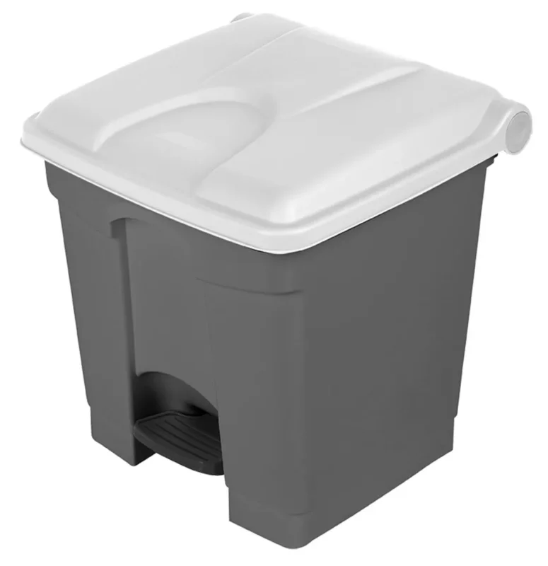 Offre Du Jour Collecteur à pédale plastique 30 L gris Probbax