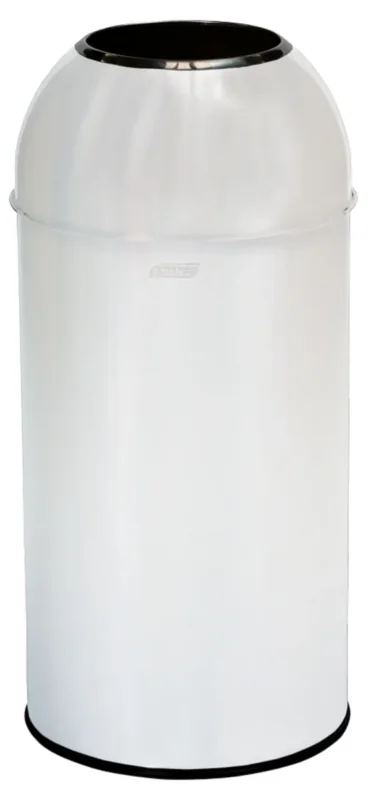 Collecteur dôme acier 40 L blanc Probbax Satisfait Ou Remboursé