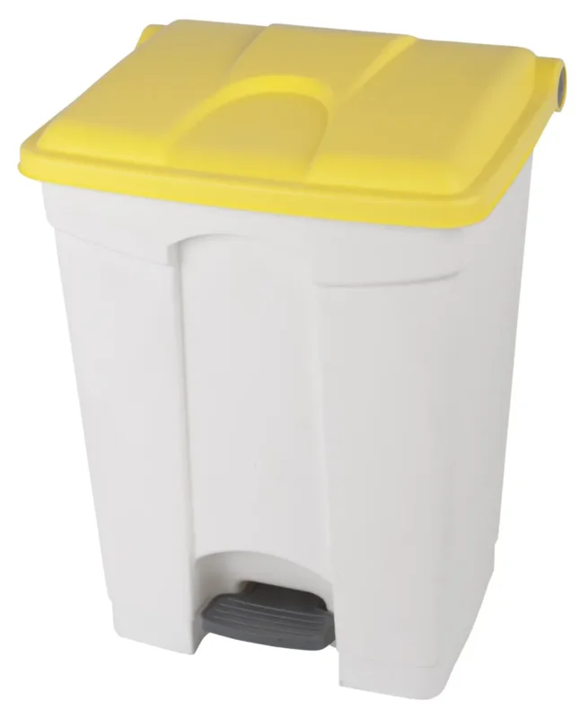 Vente Directe Collecteur à pédale plastique 70 L blanc Probbax