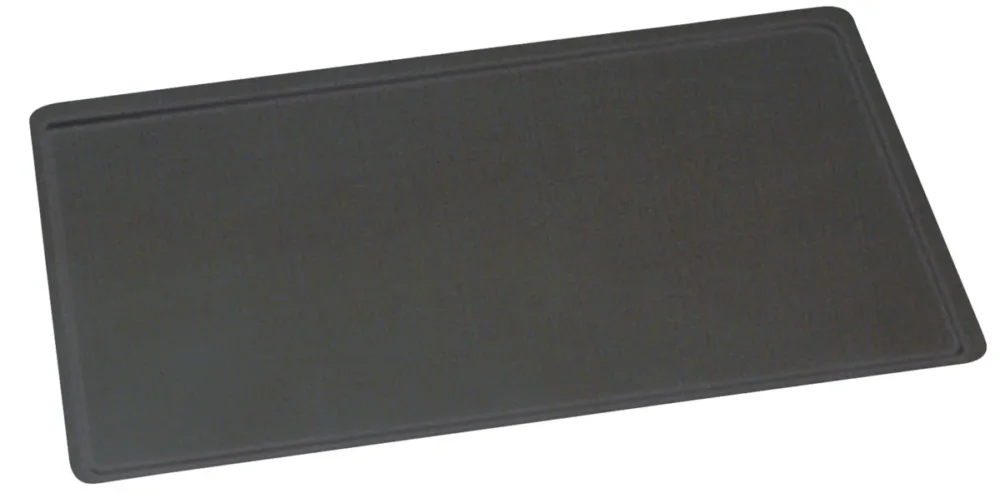 Plaque pâtissière GN 1/1 non perforé tôle d'acier GN 1/1 53x32,5x1 cm 1,2 mm Bords pincés De Buyer Authentique