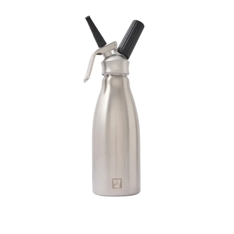 Certifié Siphon à chantilly inox 1 L Ø 10,5 cm 33,7 cm Pro.cooker