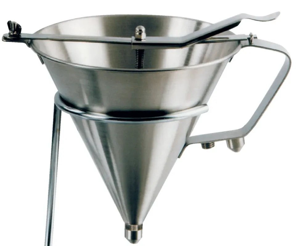 Jusqu’à Épuisement Des Stocks Entonnoir à piston inox Ø 19 cm 18 cm 1,9 L De Buyer