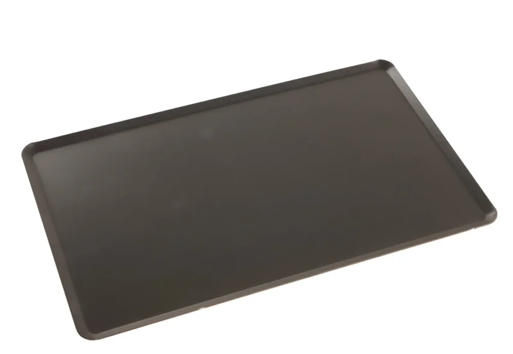Soldes Plaque de cuisson non perforé aluminium GN 1/1 53x32,5 cm 2 mm Bords pincés Pro.cooker