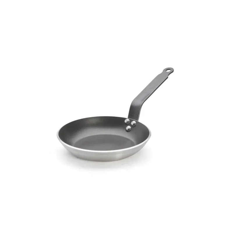Poêle rond aluminium Revêtement anti-adhésif Ø 20 cm Choc Resto Induction De Buyer Commander Vite