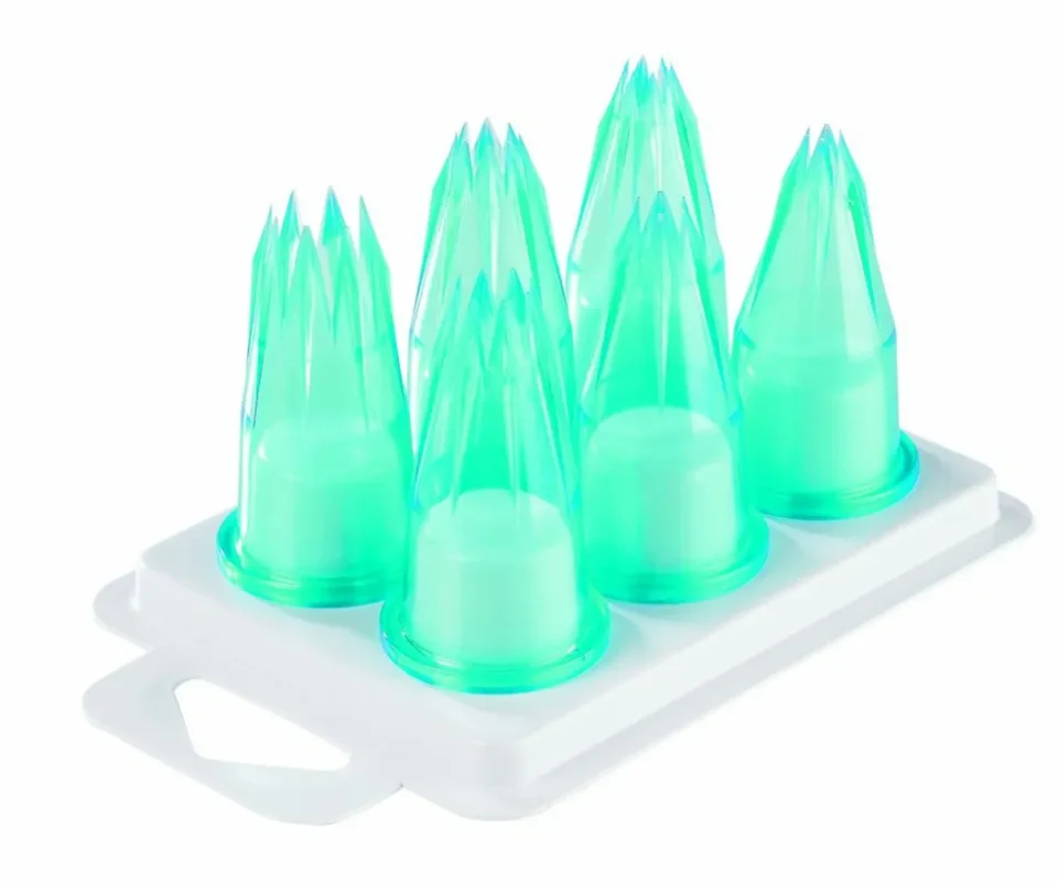 Boîte de 6 douilles cannelées plastique Ø 3,5 cm 6 cm (6 pièces) Dernière Chance