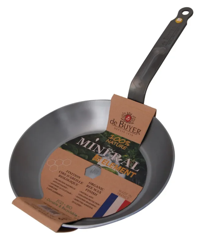 Poêle rond acier Ø 24 cm 3,9 cm Mineral B De Buyer Commander Maintenant