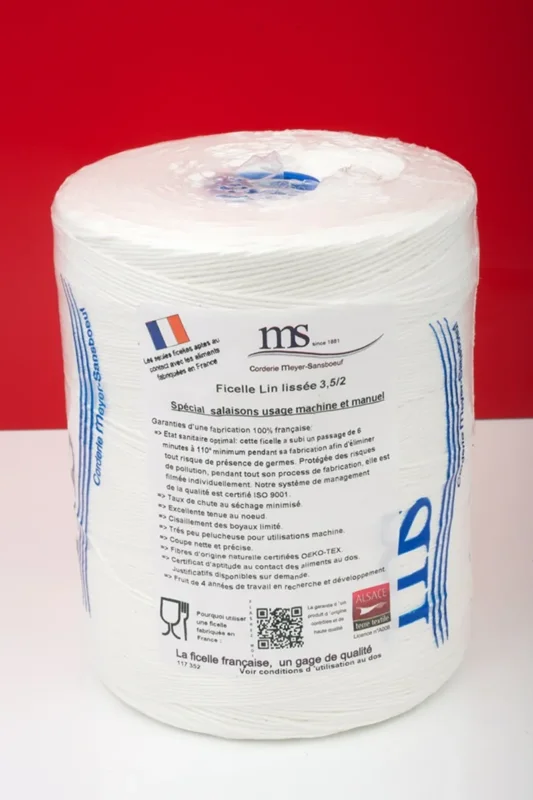 Ficelle alimentaire blanc lin Satisfait Ou Remboursé