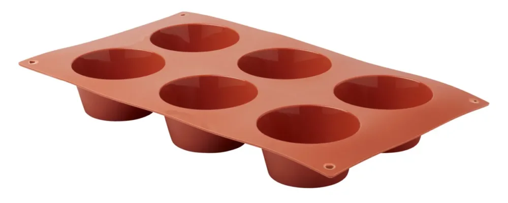 Offre Exclusive Plaque 6 muffins silicone GN 1/3 29,5x17,5x3,5 cm Pro.cooker