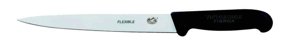 Solde Couteau filet de sole 18 cm inox plastique unie Fibrox Victorinox