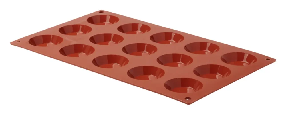 Plaque 15 mini tartelettes silicone GN 1/3 29,5x17,5x1 cm Pro.cooker Bon Marché