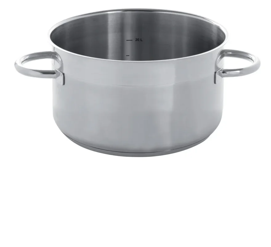 Prix Réduit Faitout inox Sans revêtement Sans couvercle Ø 32 cm 12,5 cm 10 L Qualiplus Pro.cooker