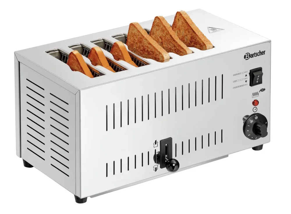 Commander Vite Grille pain 6 tranches 230v 6 pièces Bartscher