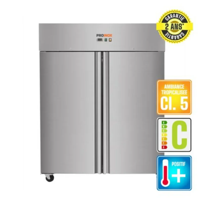 Armoire réfrigérée 2 portes froid positif 1400 L 3 grilles Proinox Livraison Gratuite