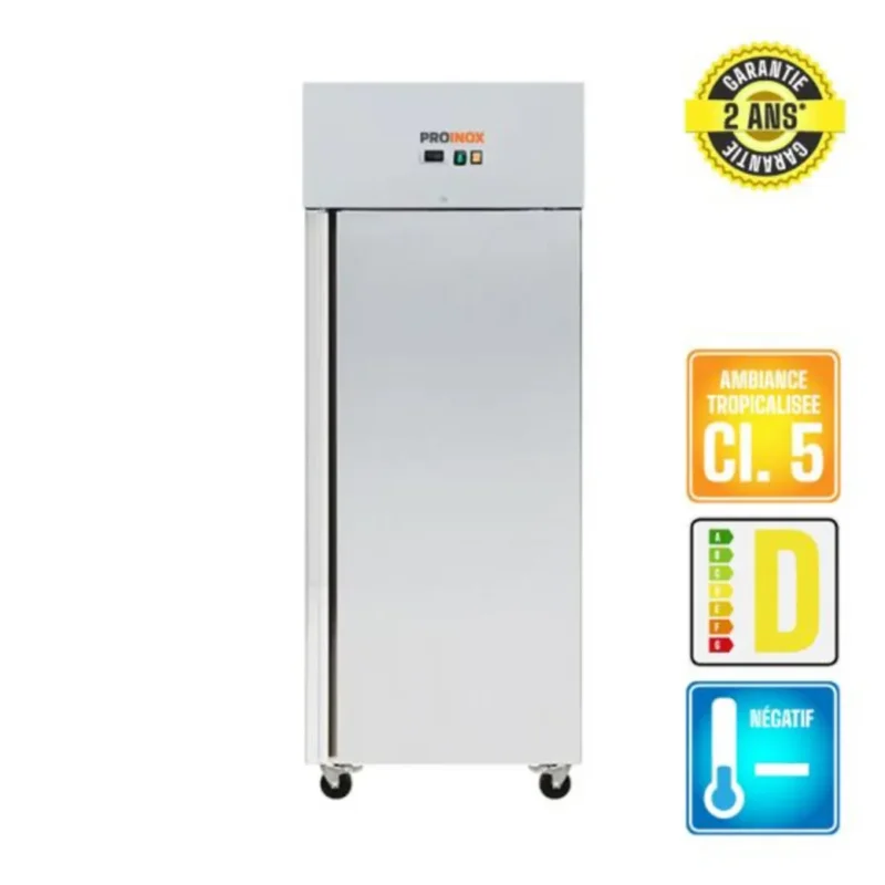 Armoire de congélation 1 porte froid négatif 700 L 3 grilles Proinox Retour Gratuit