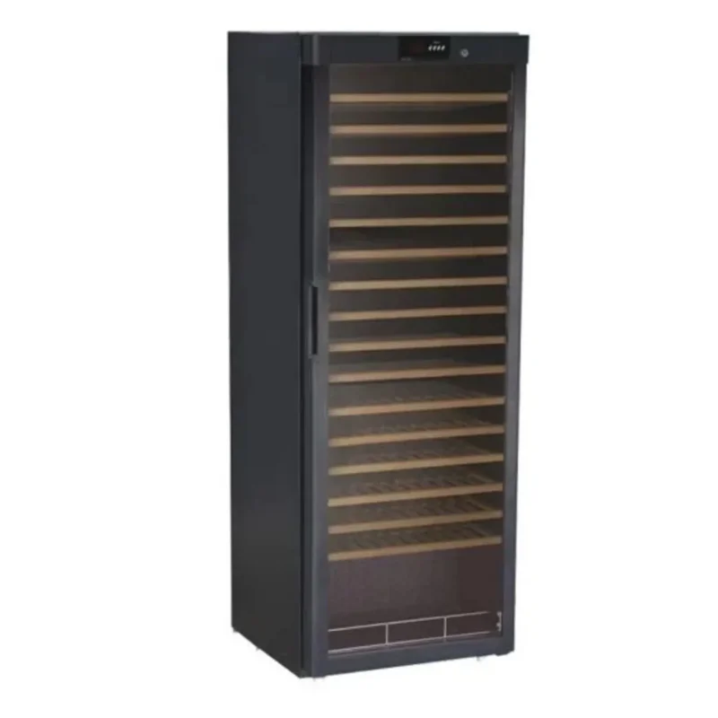 Réduction Armoire à vin noir 96 bouteille(s) 16 étagères Proinox