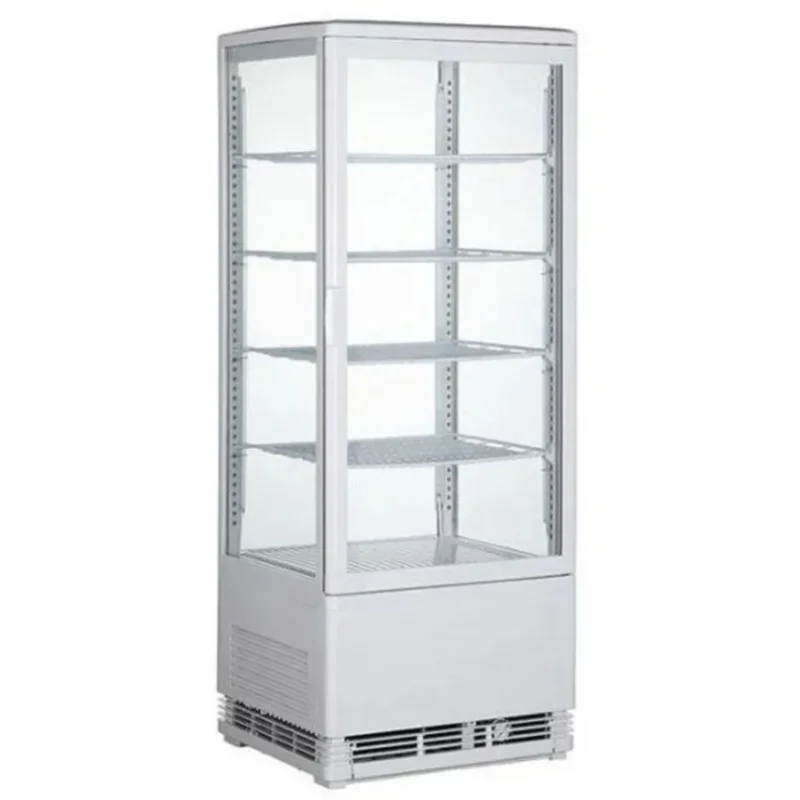 Mini vitrine réfrigérée à pose blanc froid positif 98 L 4 grilles Proinox Offre Exclusive