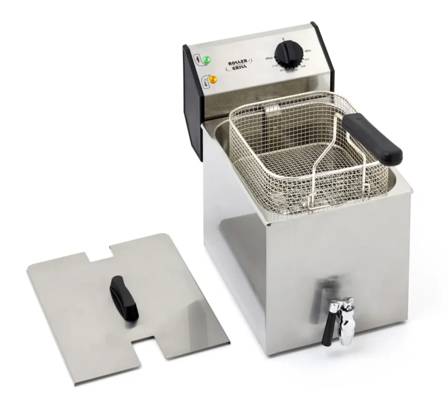 Friteuse avec robinet FD80R 230v 8 L Roller Grill Populaire