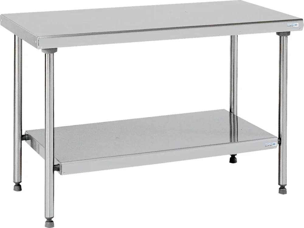 Table inox 140x70x90 cm Sans dosseret Sans étagère Tournus Seulement Aujourd’hui