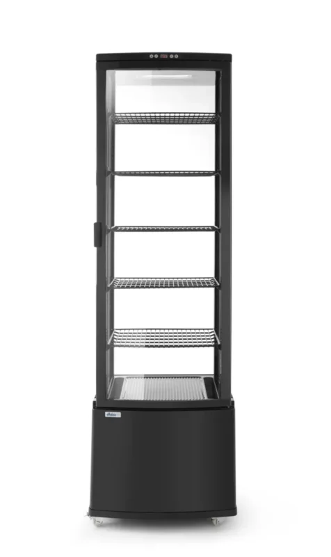 Achetez Aujourd’hui Vitrine refrigeree 270l noir noir froid positif 270 L 6 niveaux Hendi