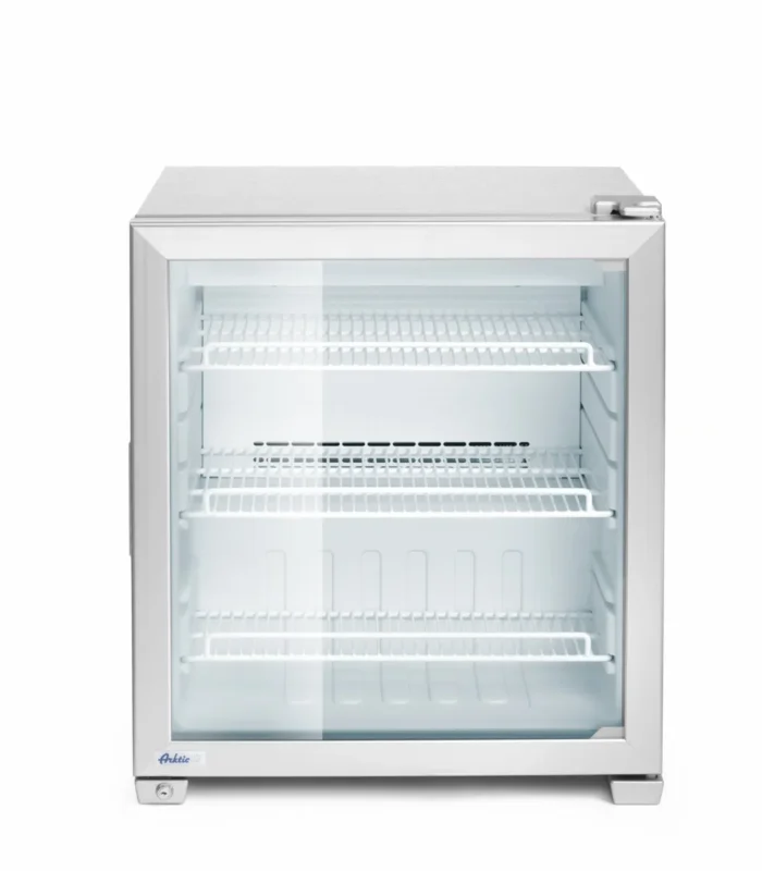 Livraison Express Vitrine table refrig negatif 90l argent froid négatif 90 L 4 niveaux Hendi
