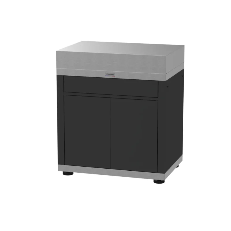Usine Directe Meuble bas acier 80 cm x 92 cm Sans dosseret Sans étagère Duo Le Marquier