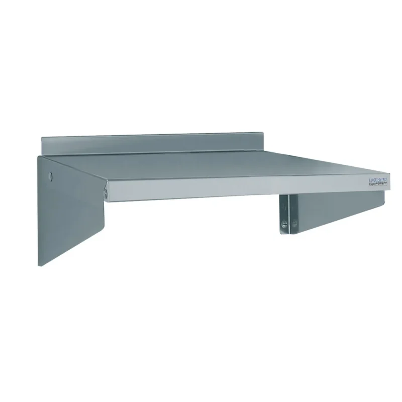 étagère murale inox 60x50x11 cm 1 niveaux Avec dosseret 100 kg Tournus Seulement Aujourd’hui
