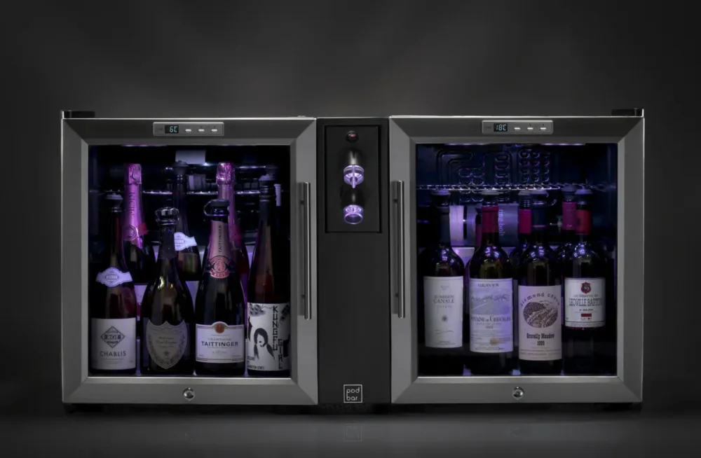 Tour de conservation pour vins effervescents + 2 caves 16 bouteille(s) 1 niveaux Advineo Satisfait Ou Remboursé