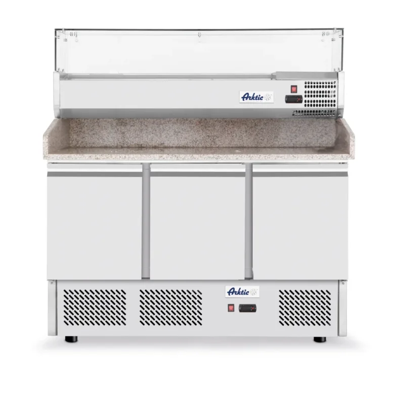 Offre Spéciale Saladette pizza 380l + vitrine 40l 380 L 3 étagères Hendi