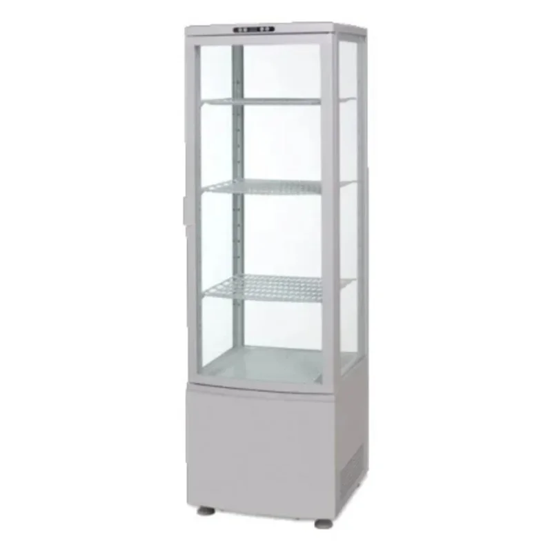 Vitrine réfrigérée positive ventillée 235L blanc froid positif 235 L 4 grilles Proinox Commande En Gros