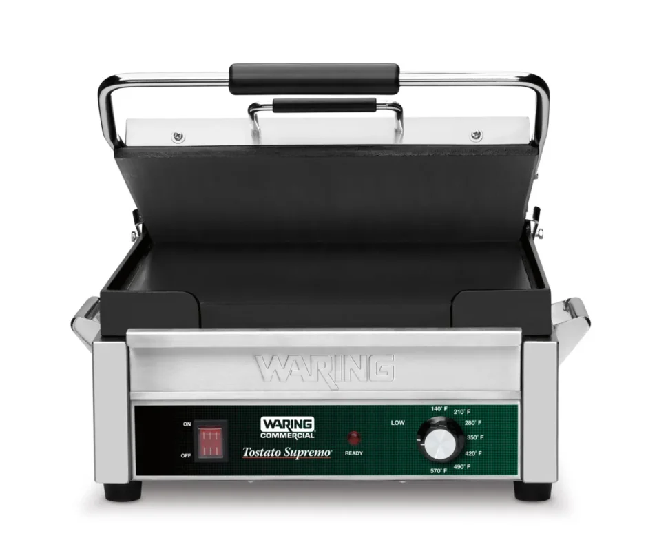 Promotion Saisonnière Contact grill panini à plaque lisse Supremo Waring
