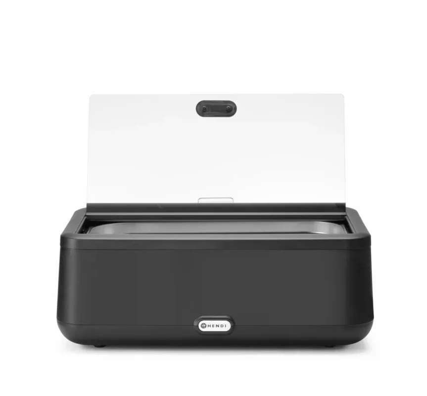 Prix Cassé Chafing dish rectangulaire noir Chafing Dish uniQ12,5 L Hendi