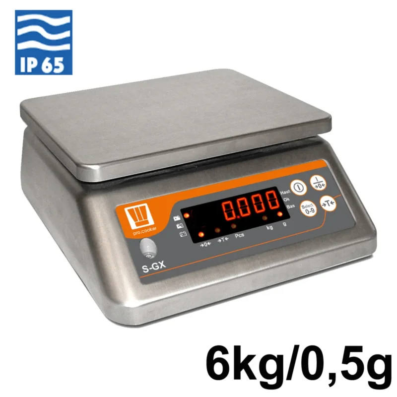 Balance de laboratoire 6 kg 0,5 °C 230v Pro.cooker Prix Réduit