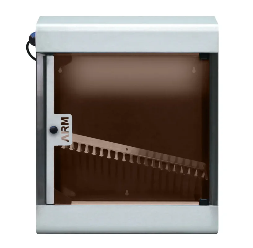 Vente Directe Armoire de stérilisation inox 59,3x49,5x14,5 cm panier 20 couteaux 15 W 230v Brc